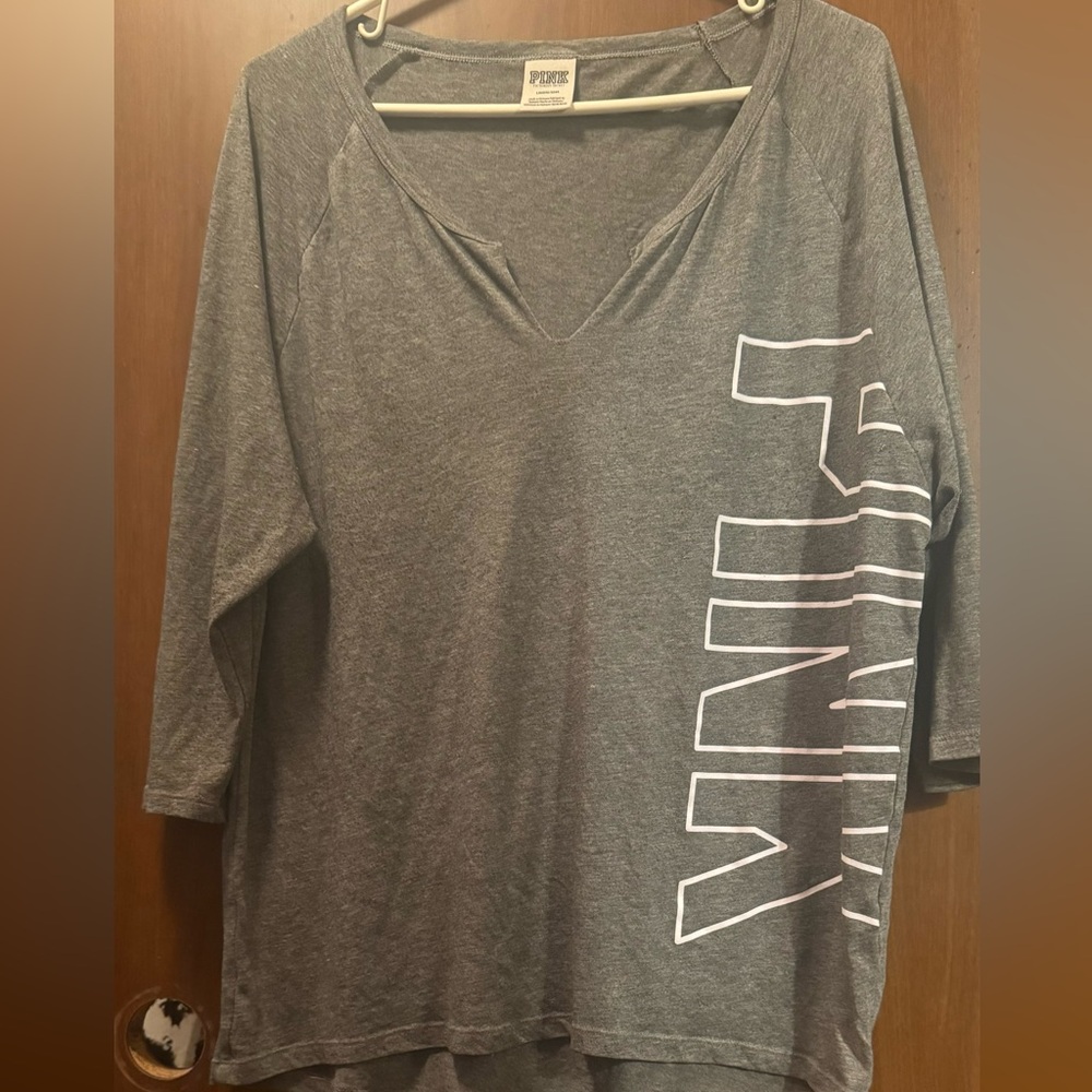 V neck Victoria secret pink shirt